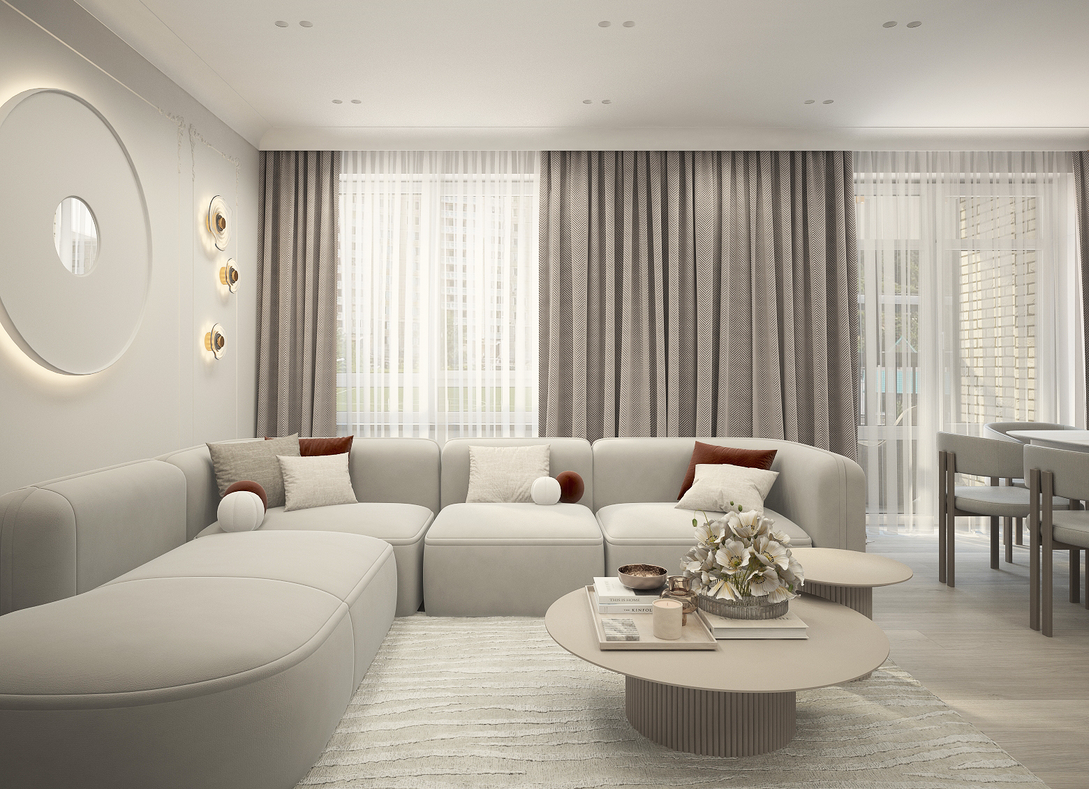 Квартира ЖК Сибиряков. 132 м²